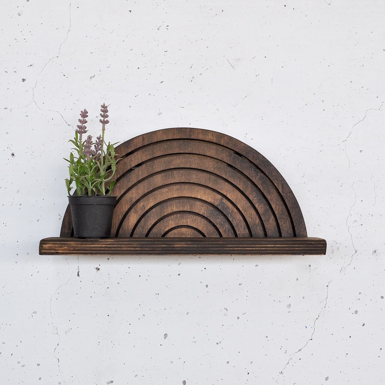 Raft de perete, Hanah Home, Raf295, 31x16x9 cm, Lemn - imagine 7